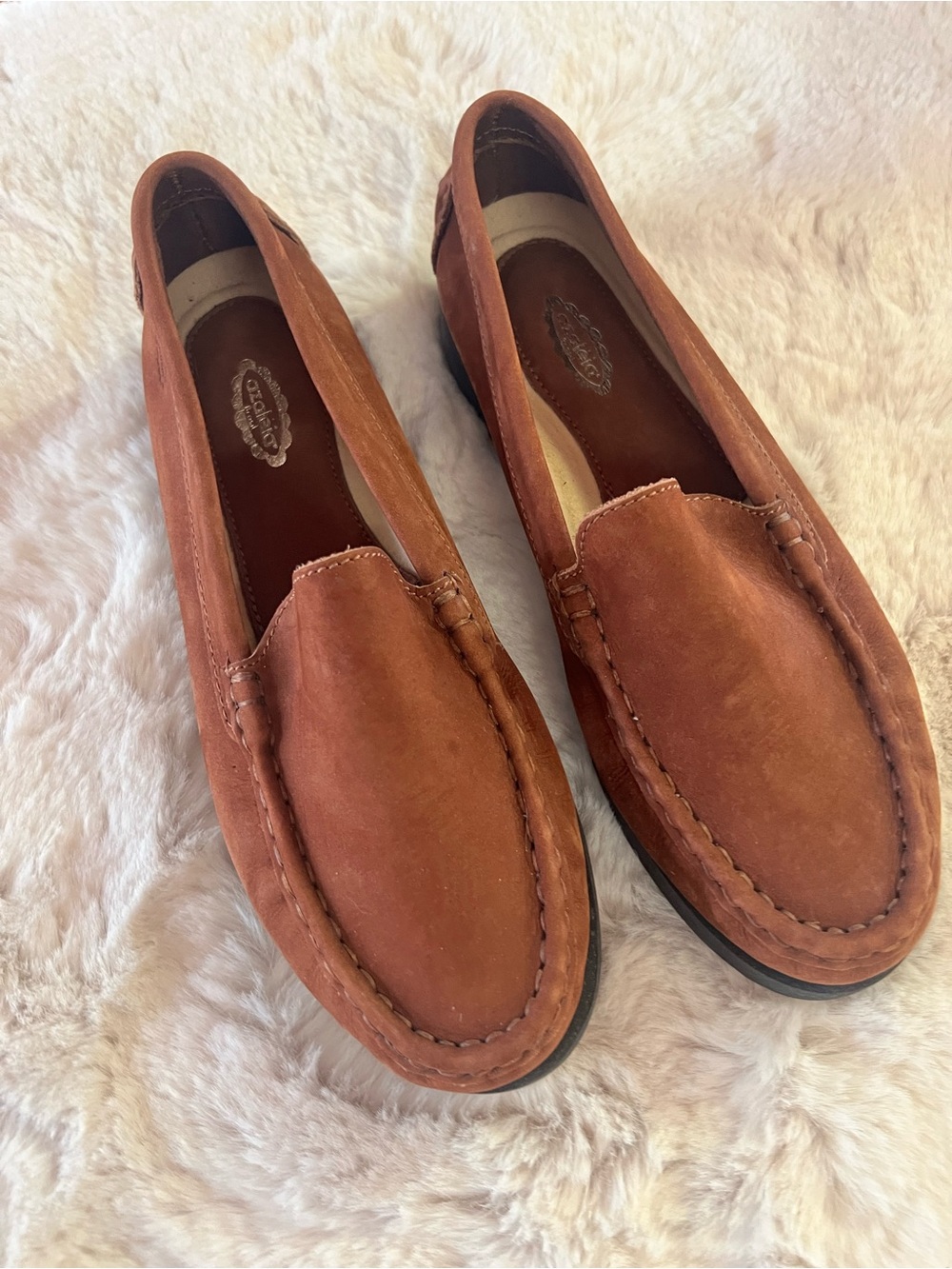 Azaleia Brown Slip on Loafers Shoes Size 9.5 - Picture 2 of 8